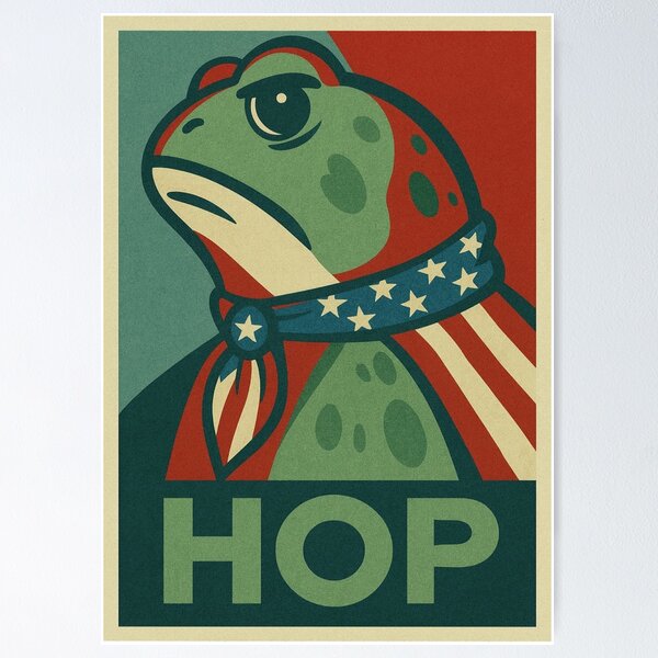 Item preview, Hop Portland Frog designed and sold by Metro Bionic.