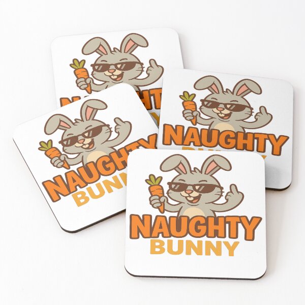 Item preview, Naughty Bunny – Cute but Rude T-Shirt designed and sold by NAJURE.