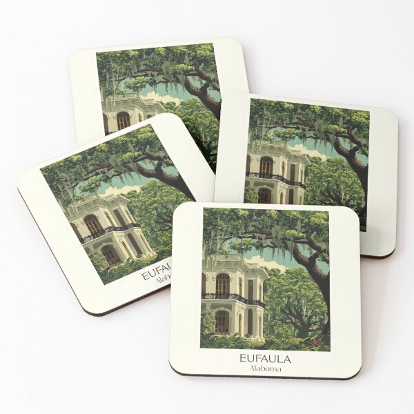 Item preview, Eufaula Alabama Antebellum Home Art Print designed and sold by TuncGK.