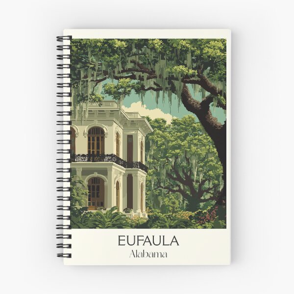 Item preview, Eufaula Alabama Antebellum Home Art Print designed and sold by TuncGK.
