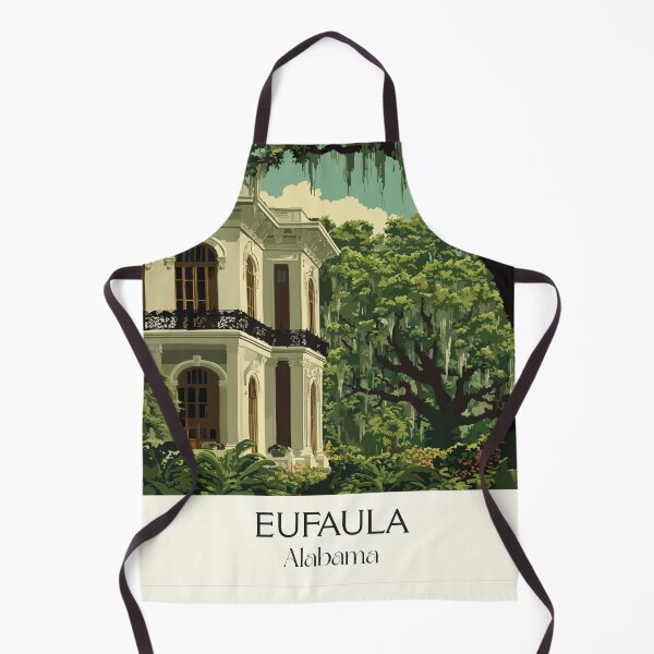 Item preview, Eufaula Alabama Antebellum Home Art Print designed and sold by TuncGK.