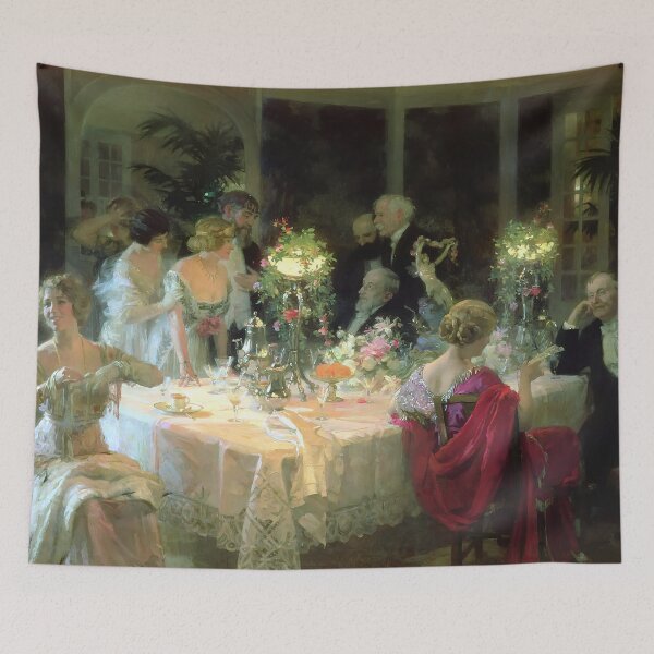 Item preview, The End of Dinner - Jules Alexandre Grun designed and sold by Jon-Baran.