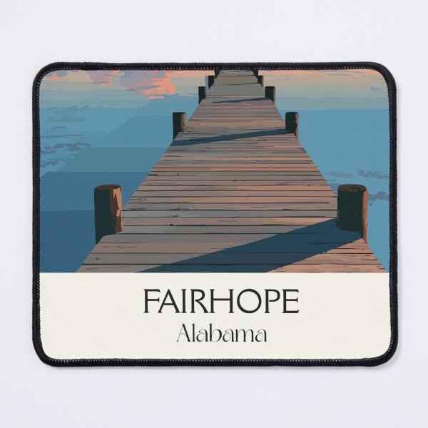 Item preview, Fairhope Alabama Municipal Pier Art Print designed and sold by TuncGK.