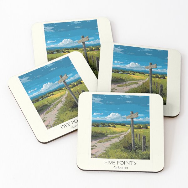 Item preview, Five Points Alabama Country Road Art Print designed and sold by TuncGK.