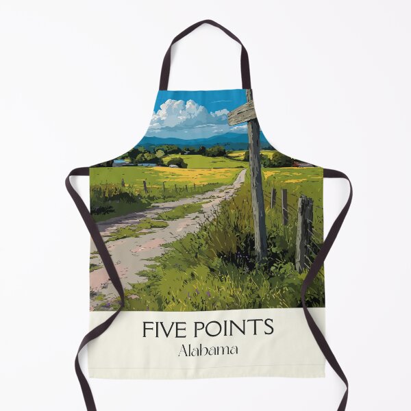 Item preview, Five Points Alabama Country Road Art Print designed and sold by TuncGK.
