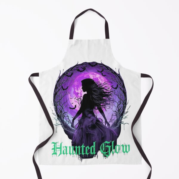 Item preview, Haunted Glow | Gothic Witch Silhouette Full Moon Design designed and sold by Caira-Design.