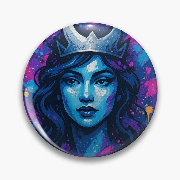 Item preview, Moonlight Queen – Lunar Power Graffiti Tee designed and sold by PastimeMastery.