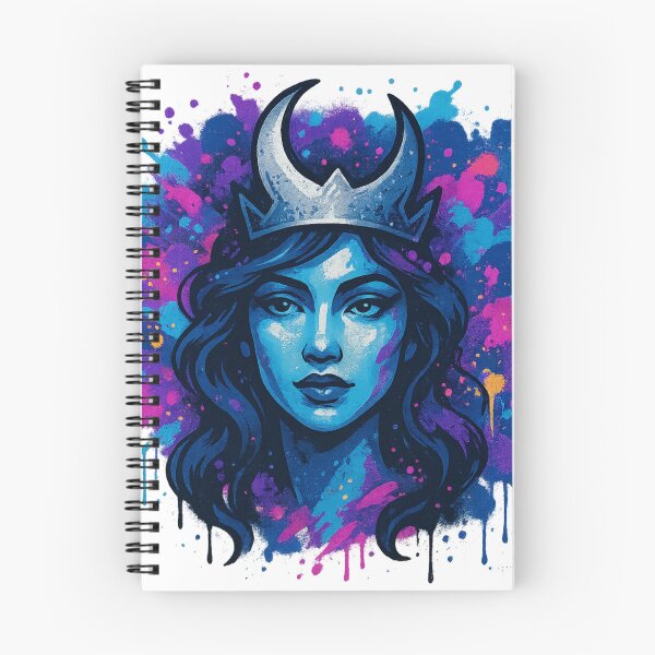 Item preview, Moonlight Queen – Lunar Power Graffiti Tee designed and sold by PastimeMastery.