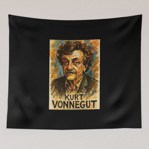 Item preview, Kurt Vonnegut designed and sold by Sarcastic designs.