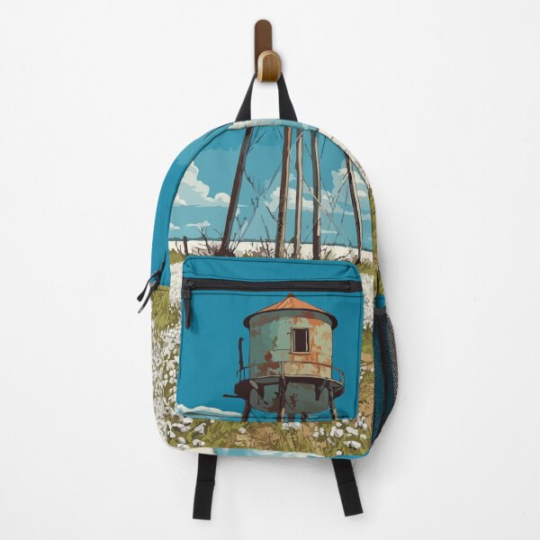 Item preview, Fort Deposit AL Water Tower | Southern Cotton Field Art designed and sold by TuncGK.