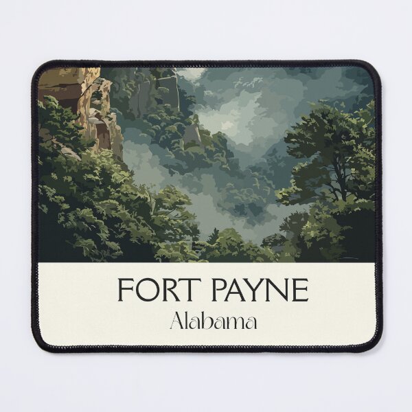 Item preview, Fort Payne AL Mountain View | Little River Canyon Art designed and sold by TuncGK.