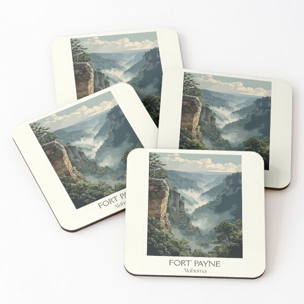 Item preview, Fort Payne AL Mountain View | Little River Canyon Art designed and sold by TuncGK.