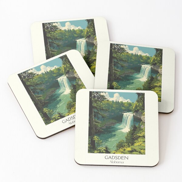 Item preview, Gadsden Alabama Noccalula Falls | Waterfall Wall Art designed and sold by TuncGK.