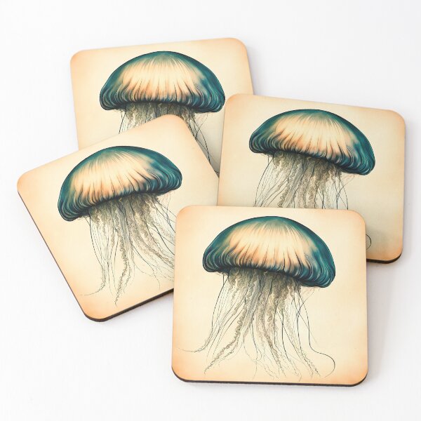 Item preview, Vintage Jellyfish Biological Illustration Print designed and sold by LanaGustavsson.