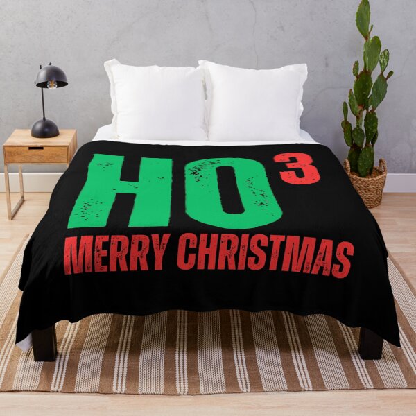 Item preview, HO3 - Ho Cubed - Ho Ho Ho Merry Christmas Red Green Worn Look Letters designed and sold by GFamilyC.