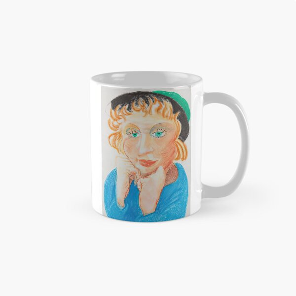 Item preview, Celia With Green Hat By David Hockney designed and sold by Postarpindesign.