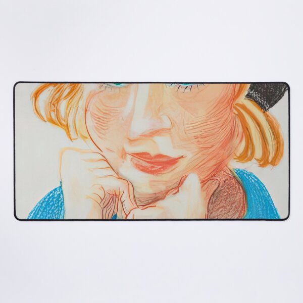 Item preview, Celia With Green Hat By David Hockney designed and sold by Postarpindesign.