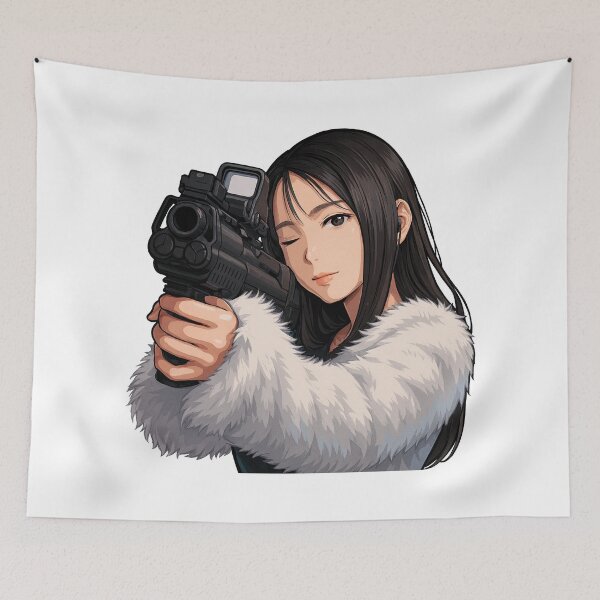 Item preview, Shotgun Girl – Beauty with Firepower designed and sold by RAWLIFEGRAPHIC.