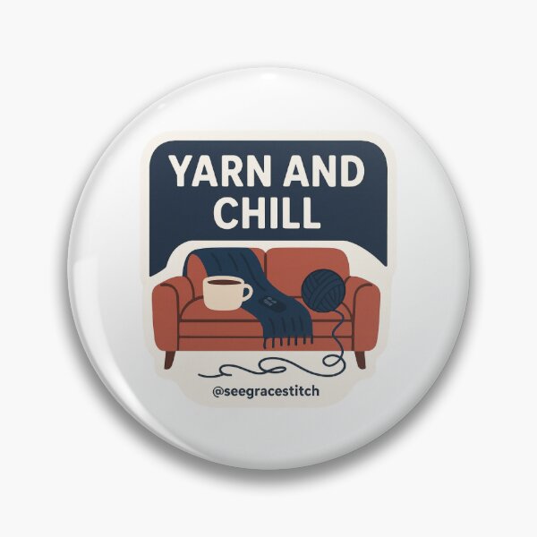 Item preview, Yarn and chill designed and sold by SeeGraceStitch.