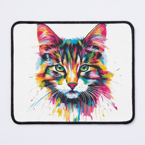 Item preview, Colorful Cat – Origami-Style Animal Art | Paint Splash Wildlife Design T-Shirt designed and sold by OrigAnimal.
