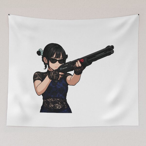 Item preview, Shotgun Girl – Beauty with Firepower designed and sold by RAWLIFEGRAPHIC.