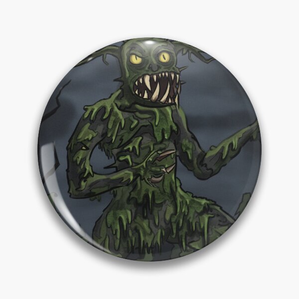 Item preview,  Monster of the deep dark forest illustration designed and sold by Vintage Designs +.