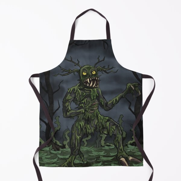 Item preview, Monster of the deep dark forest illustration designed and sold by Vintage Designs +.