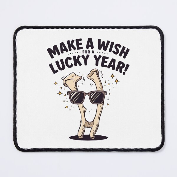 Item preview, Wishbone with sunglasses for New Year's designed and sold by StormArte.