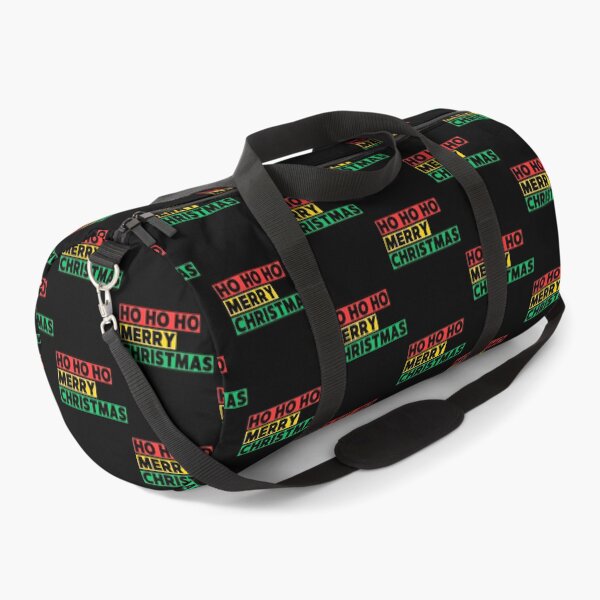 Item preview, Ho Ho Ho Merry Christmas Red Yellow Green Stripes Clear Letters designed and sold by GFamilyC.