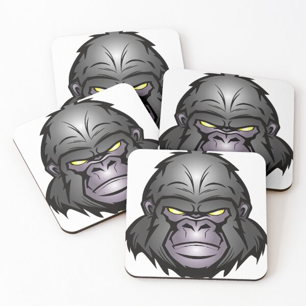 Item preview, Fierce Gorilla Head - Wild Primal Vibe designed and sold by criptart.