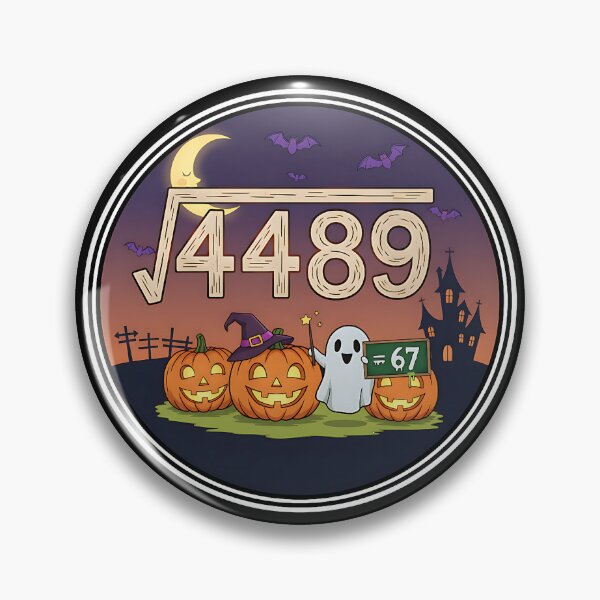 Item preview, 4489 Halloween math spooky humor design designed and sold by ArtDesignTp.