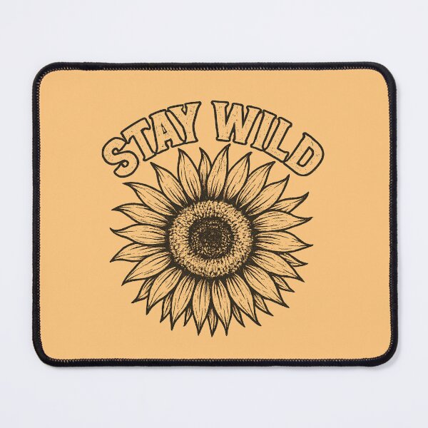 Item preview, Stay Wild Sunflower Vintage Botanical Graphic designed and sold by tronictees.