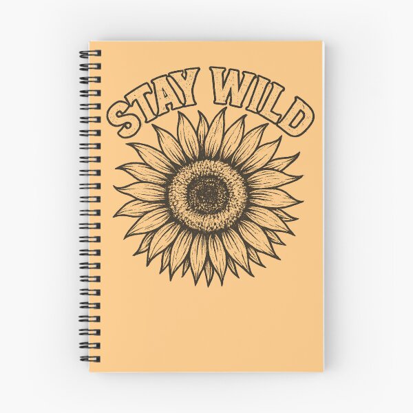 Item preview, Stay Wild Sunflower Vintage Botanical Graphic designed and sold by tronictees.