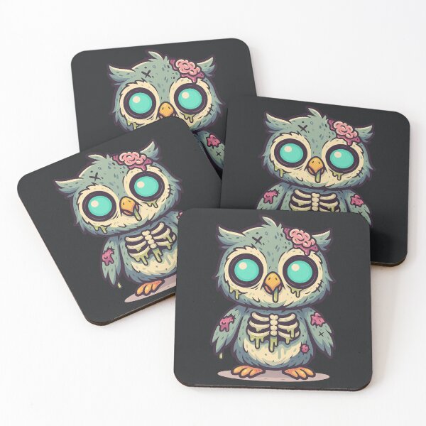 Item preview, Zombie Owl – Creepy Cute Undead Bird designed and sold by Design Delinquent.