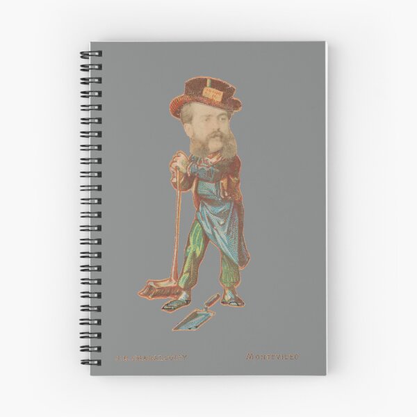 Item preview, Man with Broom and Dustpank - Juan Pedro Chabalgoit tan designed and sold by citimonster.