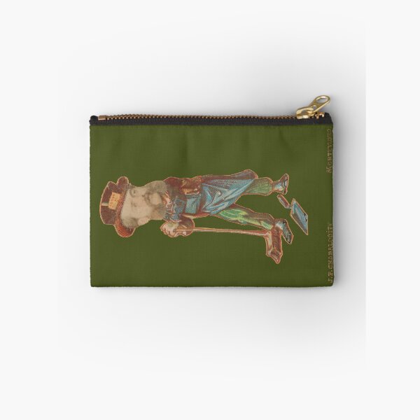 Item preview, Man with Broom and Dustpank - Juan Pedro Chabalgoit army green designed and sold by citimonster.
