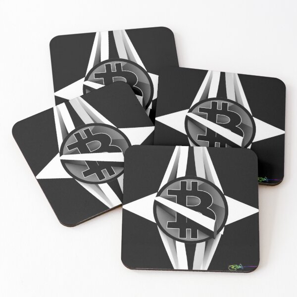 Item preview, Bitcoin Symmetry Core – Black & White Optical Design designed and sold by Benito Del Ray.
