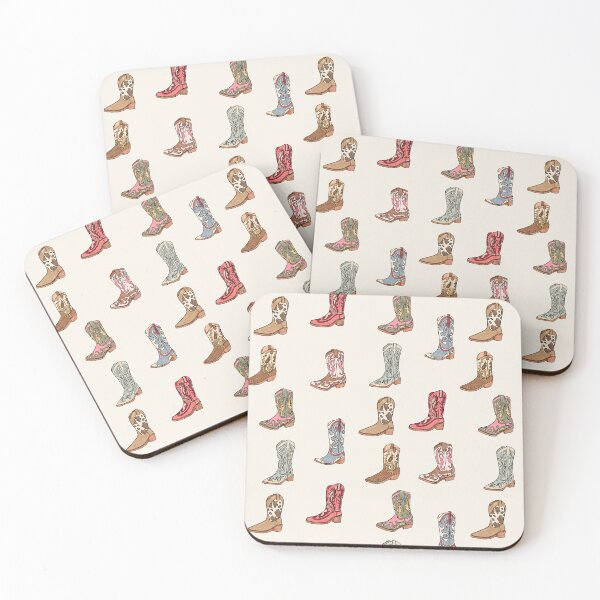Item preview, Cowgirl Boots Pattern, Cowboy Boots Print designed and sold by Marina Oliveira Studio.