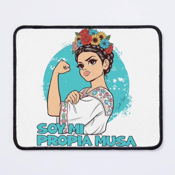 Item preview, Soy Mi Propia Musa Flower Crown Empowered Mexican Woman designed and sold by Tiendita-Arroyo.