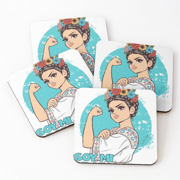 Item preview, Soy Mi Propia Musa Flower Crown Empowered Mexican Woman designed and sold by Tiendita-Arroyo.