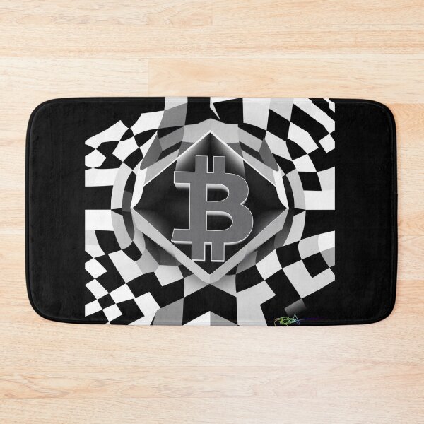 Item preview, Bitcoin Matrix Design – Abstract Op Art Network designed and sold by Benito Del Ray.