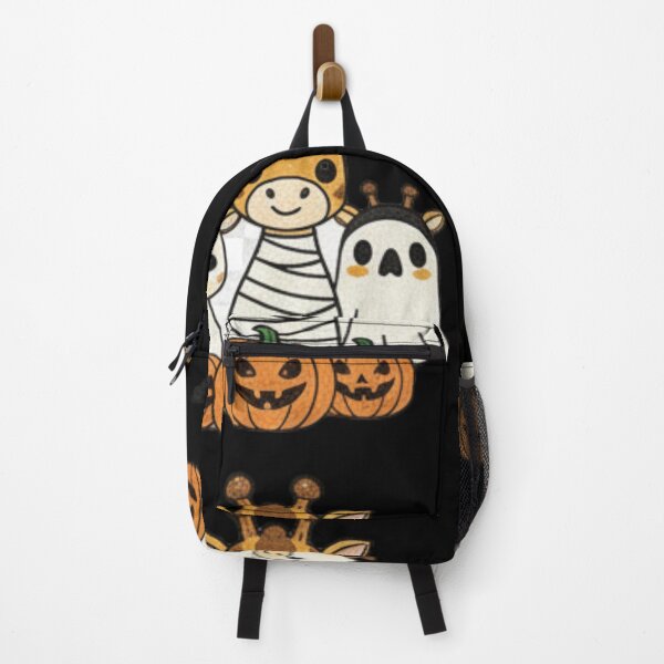 Item preview, Cute giraffe halloween pumpkins kawaii art designed and sold by ArtDesignTp.