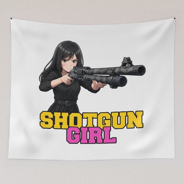 Item preview, Shotgun Girl – Beauty with Firepower designed and sold by RAWLIFEGRAPHIC.