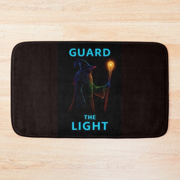 Item preview, The Sorcerer-Guard the Light. Neon Wizard designed and sold by Brickroad Dsigns.