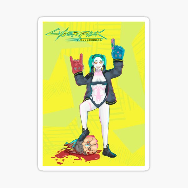REBECCA CYBERPUNK Sticker