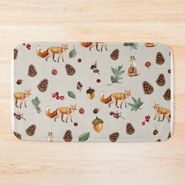 Item preview, Fox in the woodland pattern design designed and sold by Vintage Designs +.