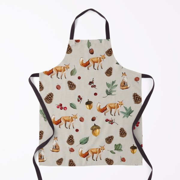 Item preview, Fox in the woodland pattern design designed and sold by Vintage Designs +.