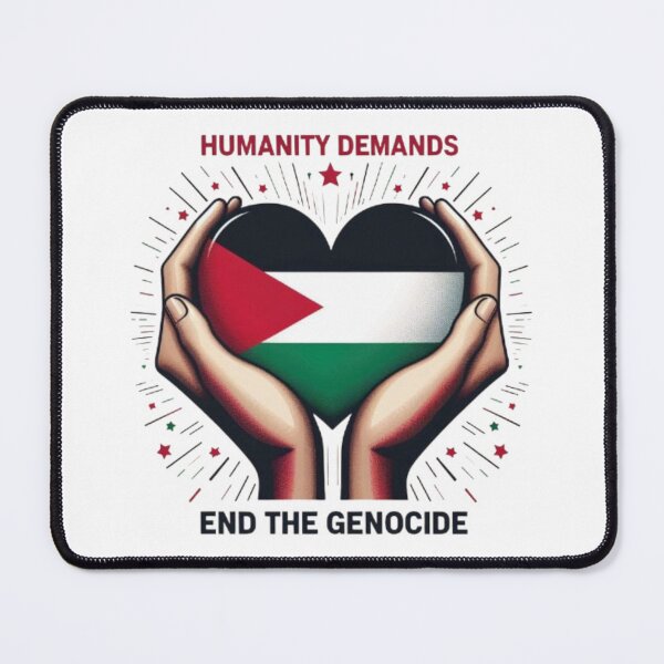 Item preview, Humanity Demands: End the Genocide — Hands Holding Palestinian Heart designed and sold by EpiphanyArt28.