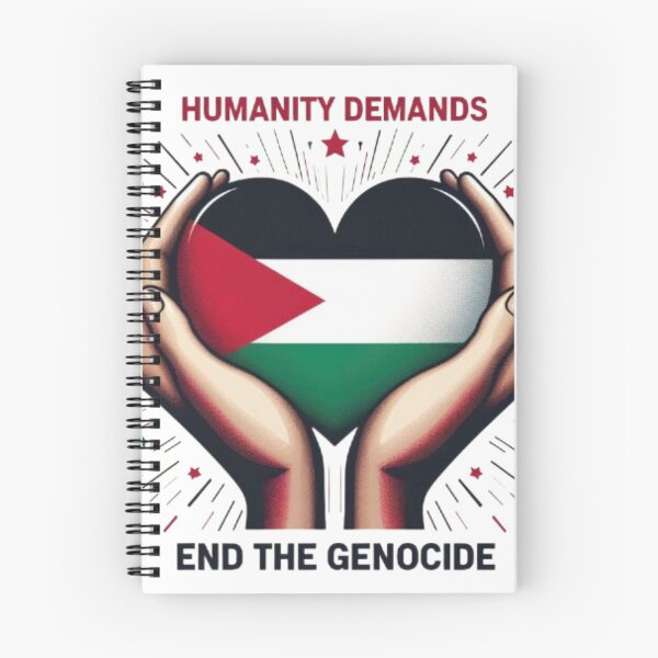 Item preview, Humanity Demands: End the Genocide — Hands Holding Palestinian Heart designed and sold by EpiphanyArt28.