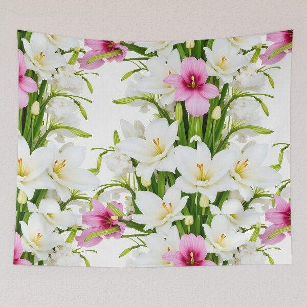 Item preview, May Birth Flower – Lily of the Valley & Hawthorn designed and sold by Cultradesign.